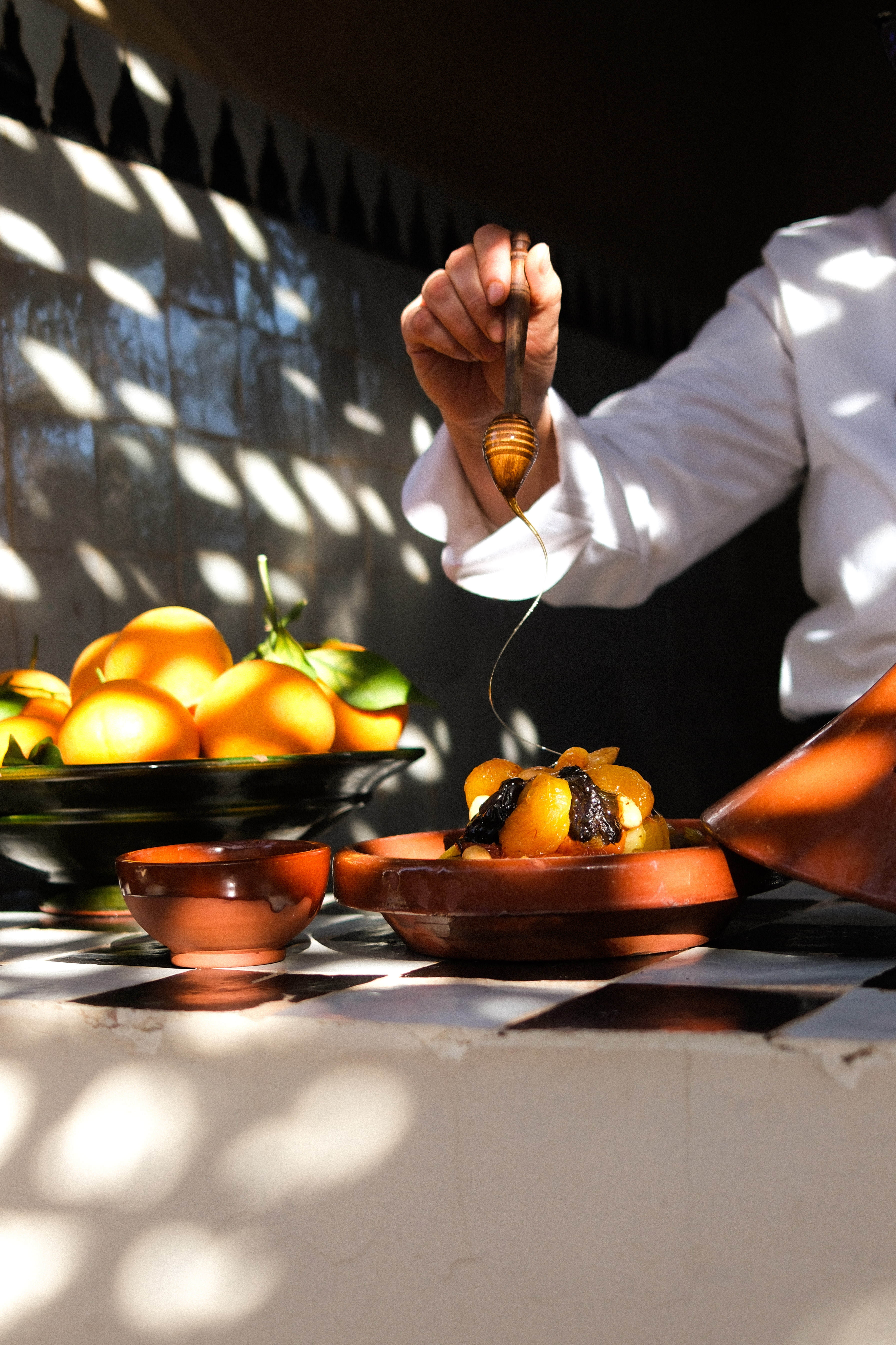 Preserved Lemon Drizzled with Honey at Moroccan Cuising